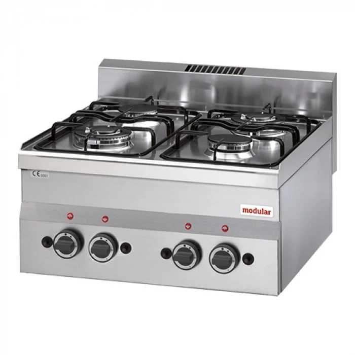 Réchaud 4 zones au gaz - Réf. 316612 - Modular