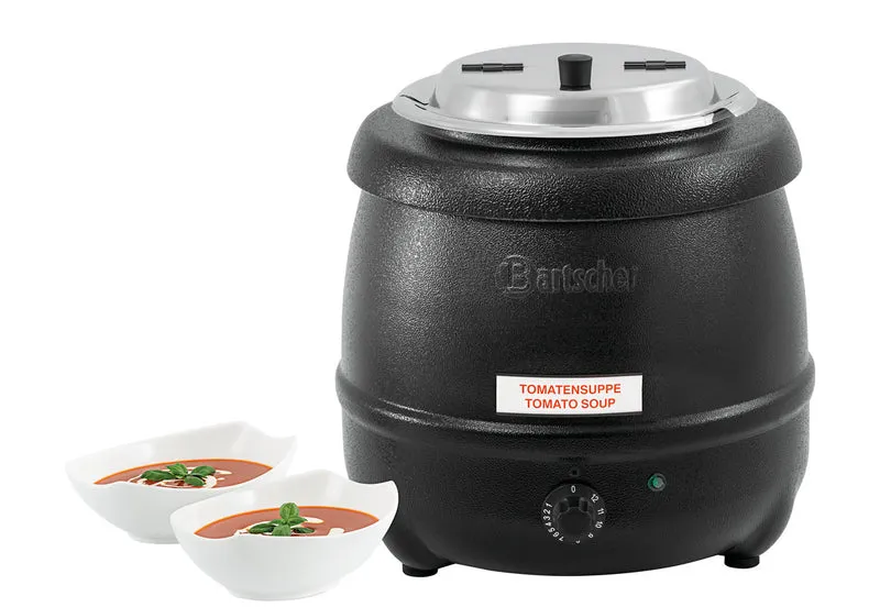 Soupière électrique Economic 9 L cuve inox amovible – Bartscher