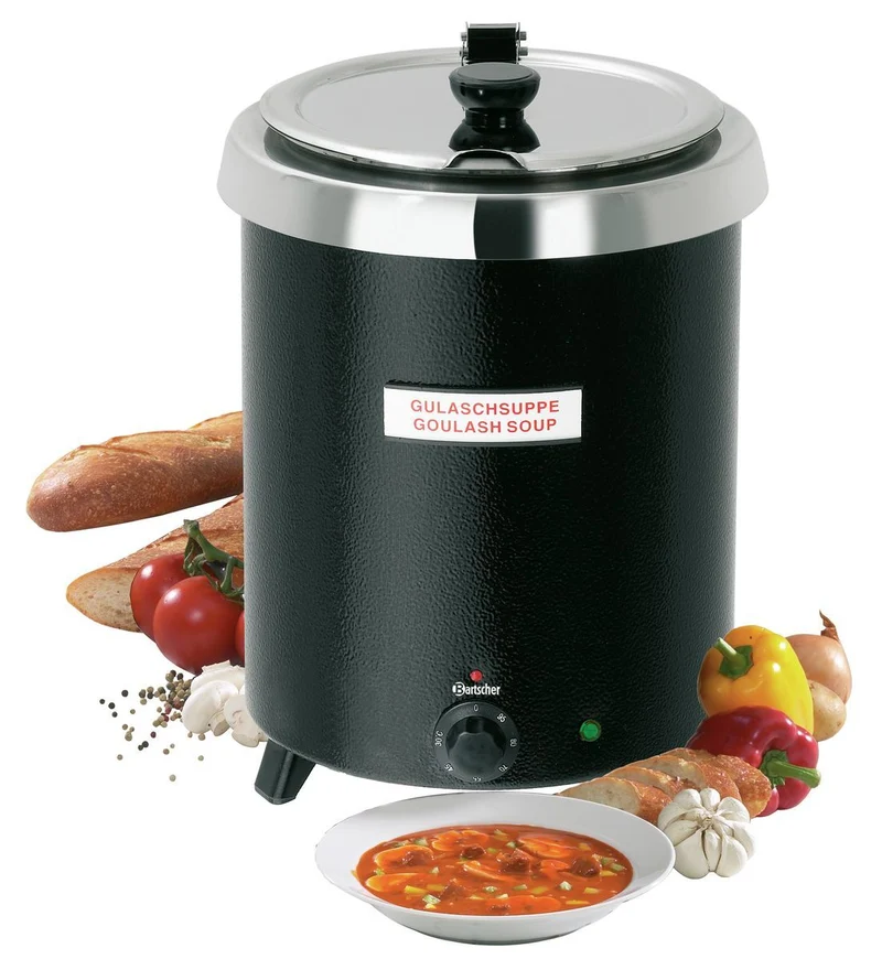 Soupière électrique Club 8,5 L cuve inox amovible – Bartscher