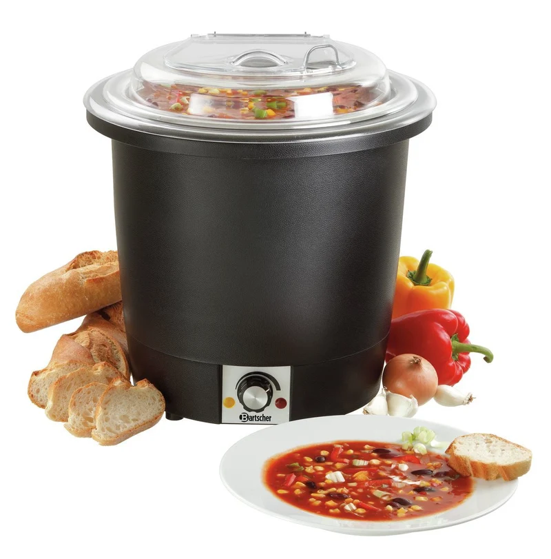 Soupière électrique 10 L couvercle transparent – Bartscher