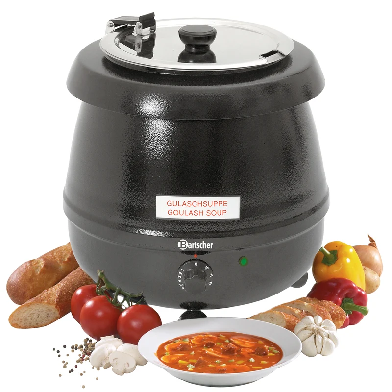 Soupière électrique Party 9 L cuve inox amovible – Bartscher