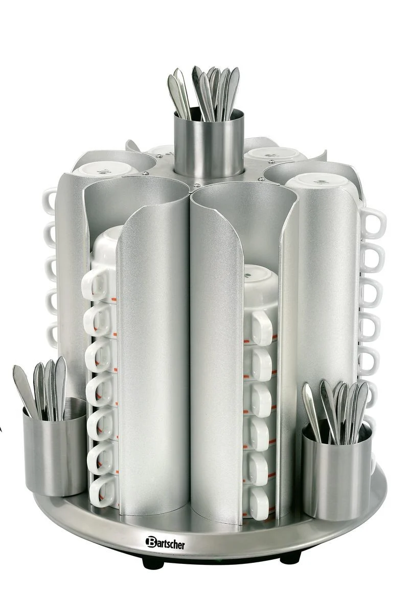 Chauffe-tasses socle pivotant 48 tasses – Bartscher