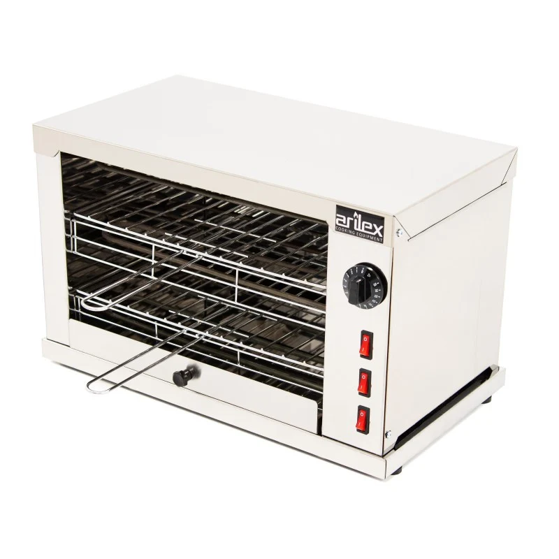 Grille-pain électrique - 2 niveaux - Avec minuterie - Résistances blindées - Arilex