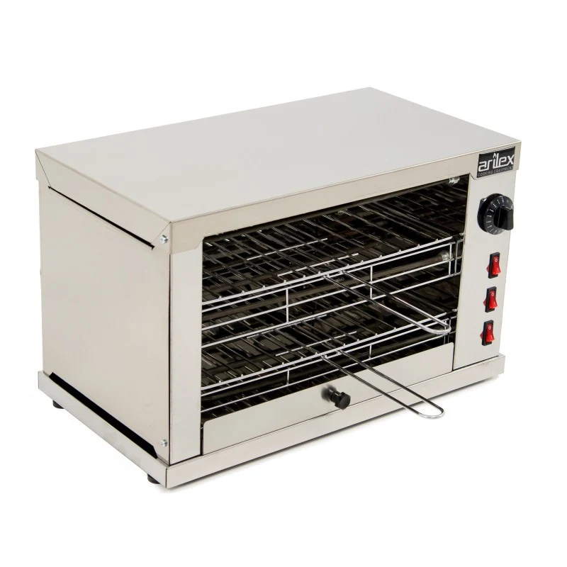 Grille-pain électrique - 2 niveaux - Avec minuterie - Résistances blindées - Arilex