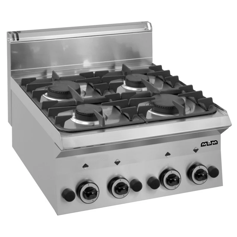 Réchaud à gaz - 4 foyers - G4S65 SMART 650 - Arilex