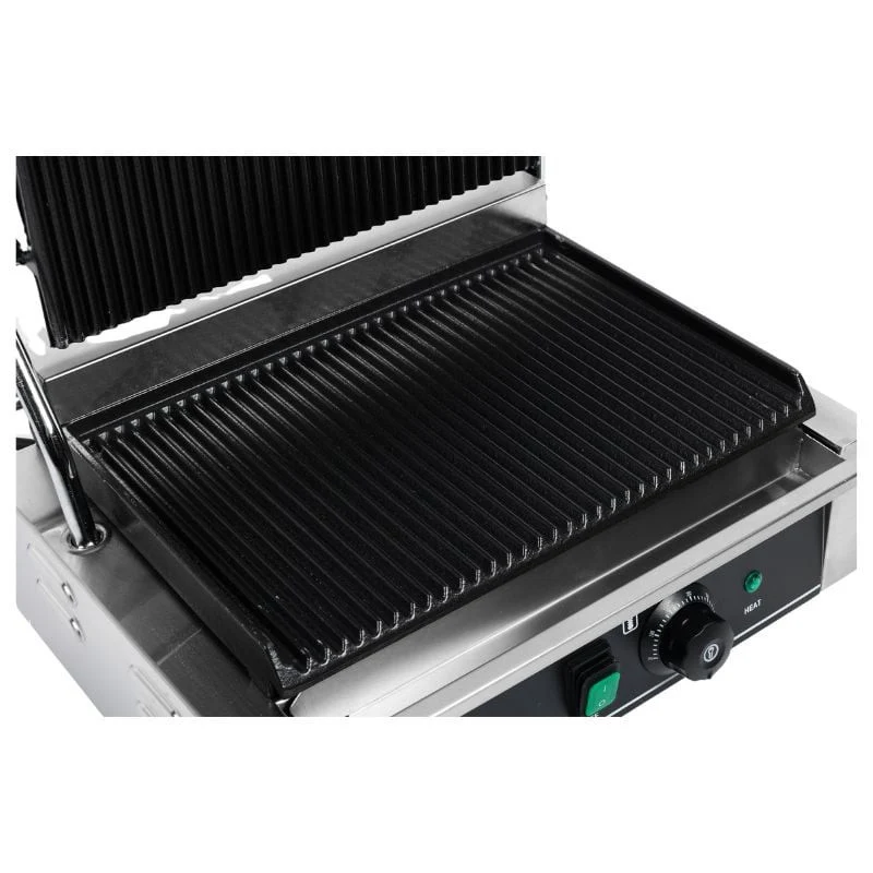 Grill Panini Grande Surface de Chauffe Rainurée
