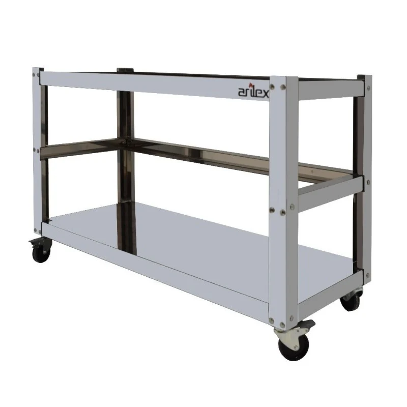 Support sur roues - Pour barbecues Planetario Rotatif - SUPPORT RP - Arilex