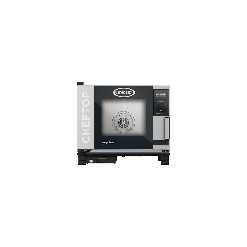 Four mixte Unox ChefTop Mind 5 niveaux GN1/1 monophasé - 3000W, nettoyage automatique - Un
