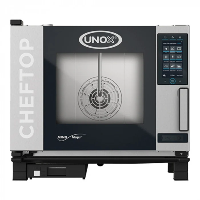 Four professionnel mixte 5 niveaux GN1/1 Gaz - Écran tactile, technologie avancée - 600 W - UNOX