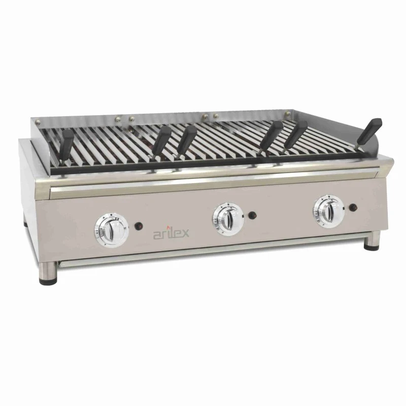 Grill à gaz - 130 cm - Pierre volcanique - 130VASN - Arilex