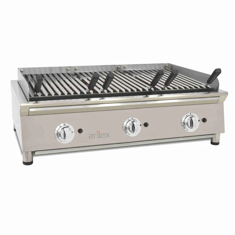 Grill à gaz - 130 cm - Pierre volcanique - 130VASN - Arilex