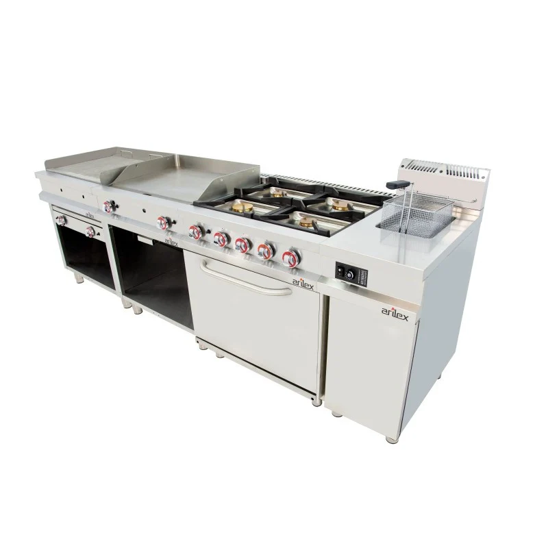 Grill pierre de lave - 2x9 kW - Arilex