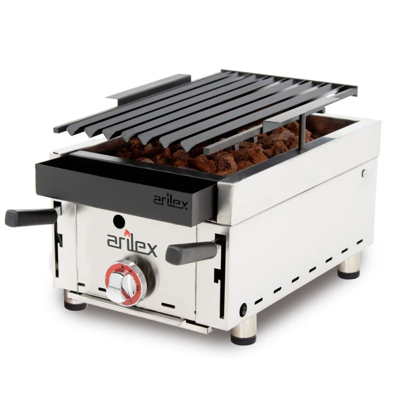 Grill à gaz - Pierre de lave - Arilex
