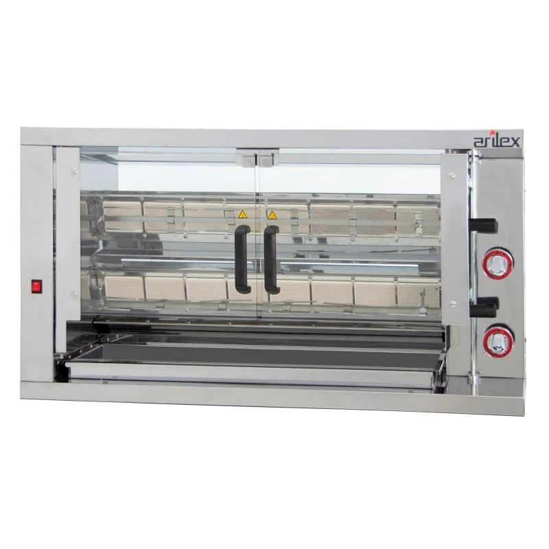 Rôtissoire à gaz - 2 broches - Compact - Arilex