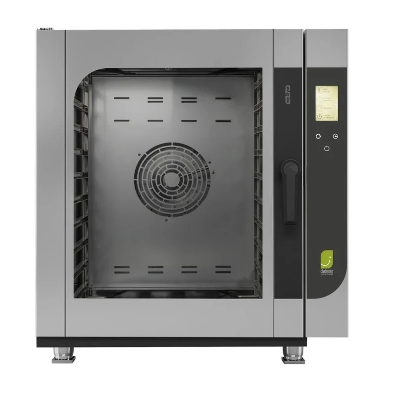Four à gaz mixte - 10 GN1/1-60x40 - Full Touch - Contrôle d'humidité - Lavage automatique - CHEFMATE - Arilex