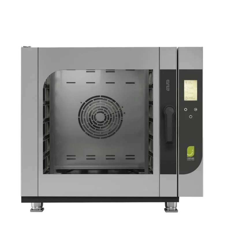 Four à gaz mixte - 6 GN1/1-60x40 - Full Touch - Contrôle d'humidité - Lavage automatique - CHEFMATE - Arilex