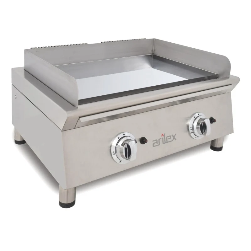 Plaque de cuisson à gaz - 70 cm - Chrome dur - Ligne 600 - Arilex