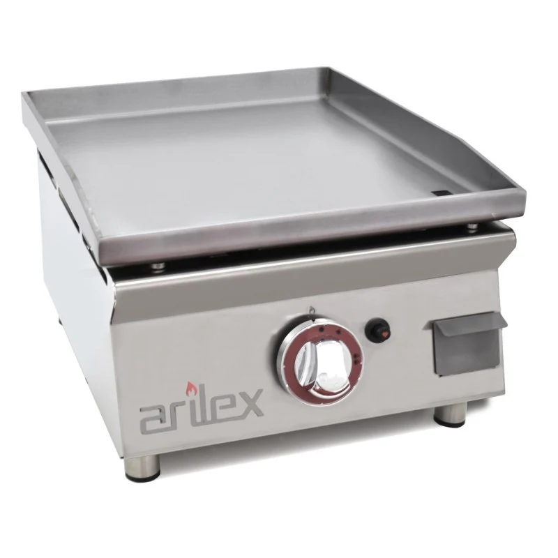 Plancha à gaz - 40 cm - Acier laminé 6 mm - 40PGLN (p) - Arilex