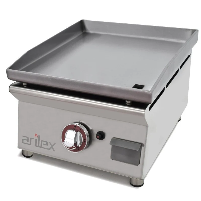 Plancha à gaz - 40 cm - Acier laminé 6 mm - 40PGLN (p) - Arilex