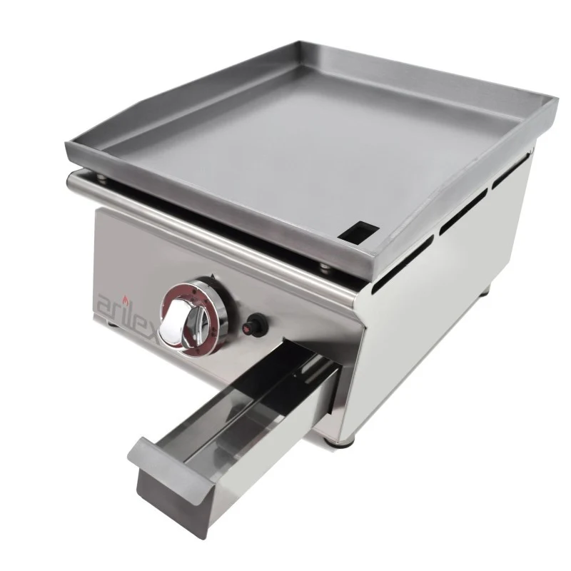 Plancha à gaz - 40 cm - Acier laminé 6 mm - 40PGLN (p) - Arilex