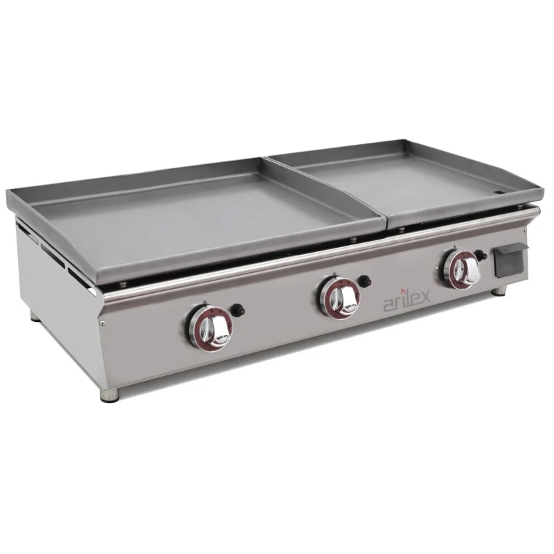 Plancha à gaz - Série DUO 6040PGLLN - Arilex