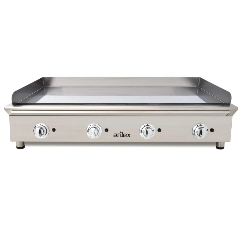 Plancha à gaz - 130 cm - Chrome dur - Arilex