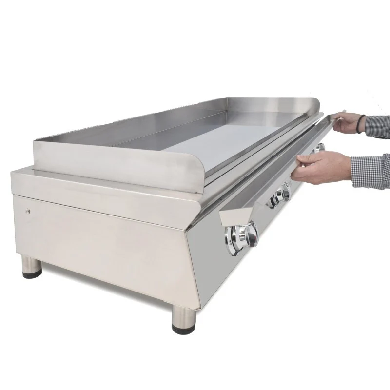 Plancha à gaz - 130 cm - Chrome dur - Arilex