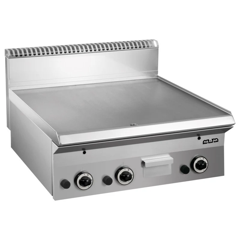 Plancha à gaz - 100 cm - Plaque lisse - Réf GFT1065L - Arilex