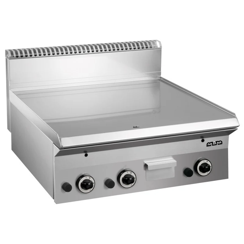 Plancha à gaz - 100 cm - Plaque lisse - Arilex
