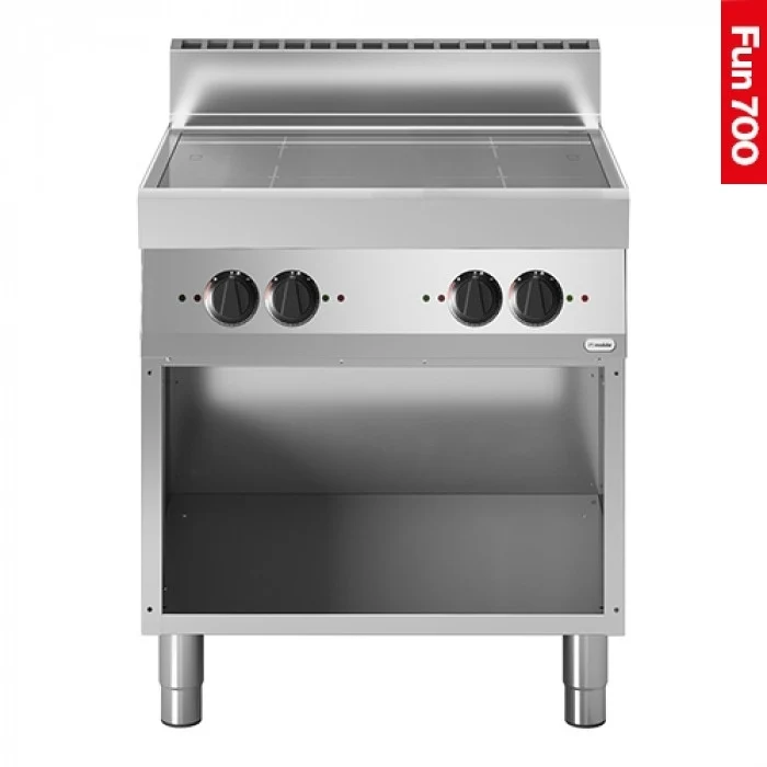 Réchaud 4 zones a induction - Fourneau électrique sur meuble - Modular