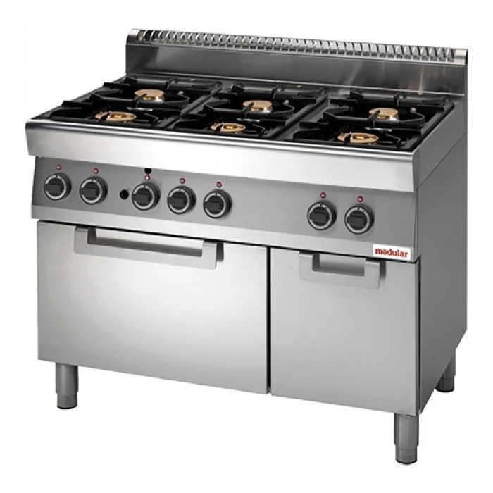 Fourneau - Function 700 - 6 brûleurs et four à gaz - Modular