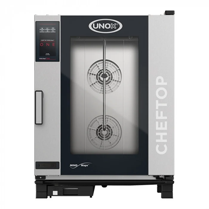 Four mixte ChefTop Mind GN1/1 10 niveaux triphasé, 18500W, technologie avancée - Unox