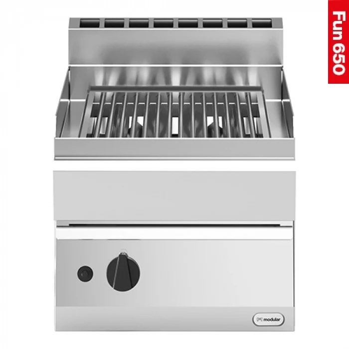 Grill 1 zone - Grille inox - Gaz naturel - Fun 650 - Plancha gaz - Réf. 318007 - Modular