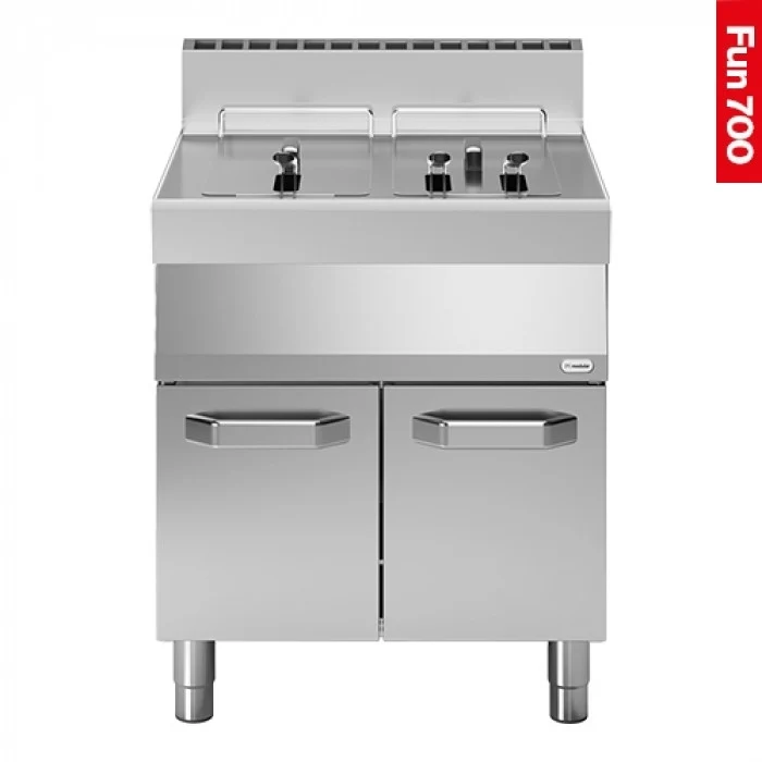 Friteuse 13 + 13 litres - Gaz naturel - Fun 700 - 1 bac - MODULAR