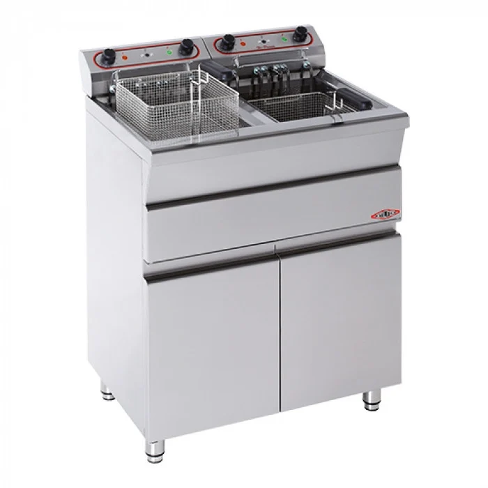 Friteuse 12L+12L - Réf. 527412 - 1 bac - STILFER