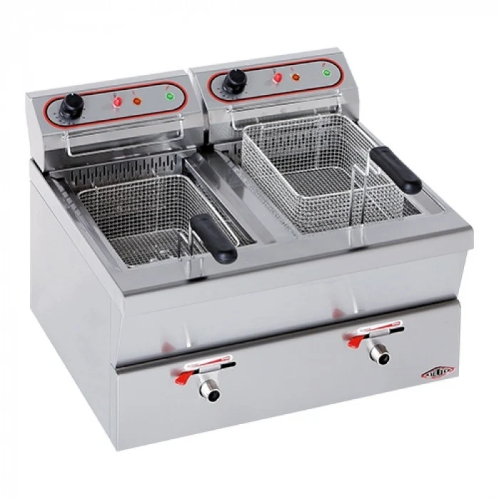 Friteuse 09L+09L - 1 bac - STILFER
