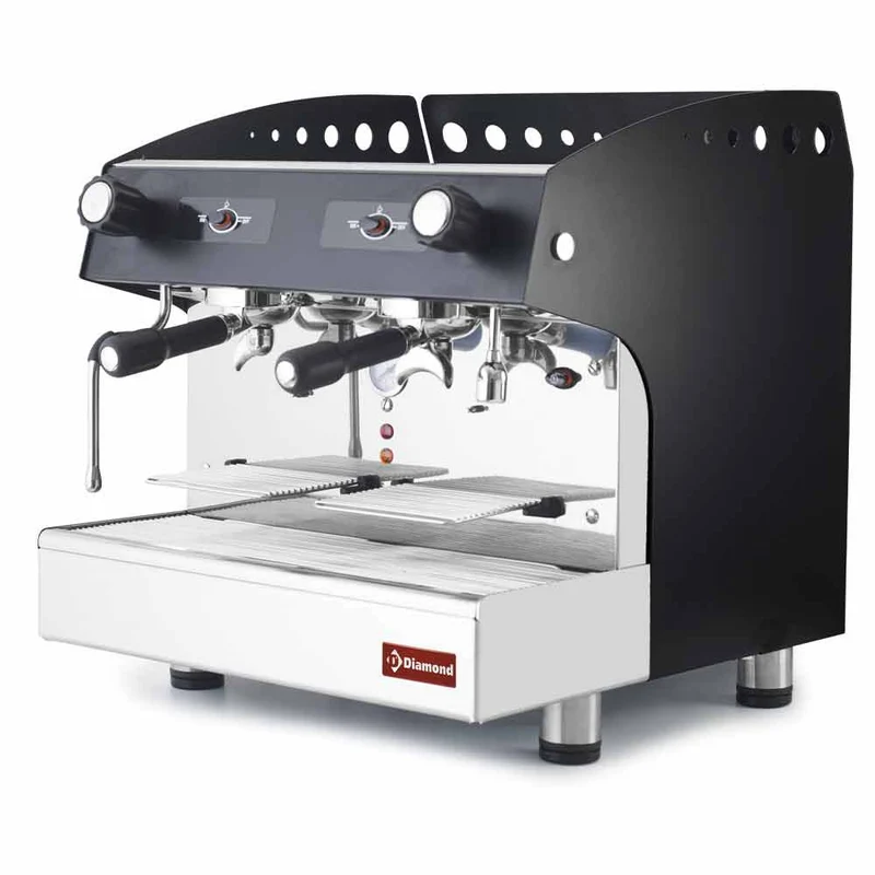 Machine à café expresso 2 groupes semi-automatique - 2,7 kW - Diamond