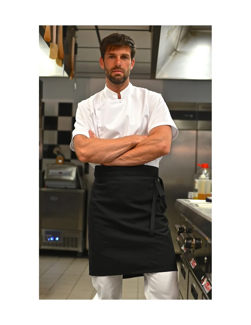 Tablier boulanger Noir 55 cm