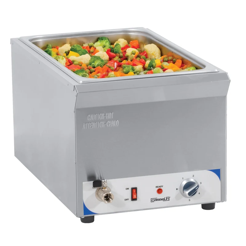 Bain-marie avec robinet de vidange GN 1/1 - 200 mm