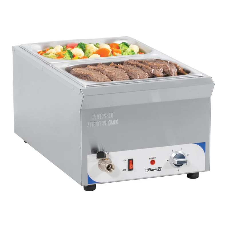 Bain-marie avec robinet de vidange GN 1/1 - 150 mm