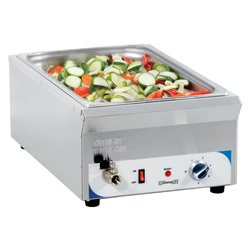 Bain-marie avec robinet de vidange GN 1/1 - 100 mm