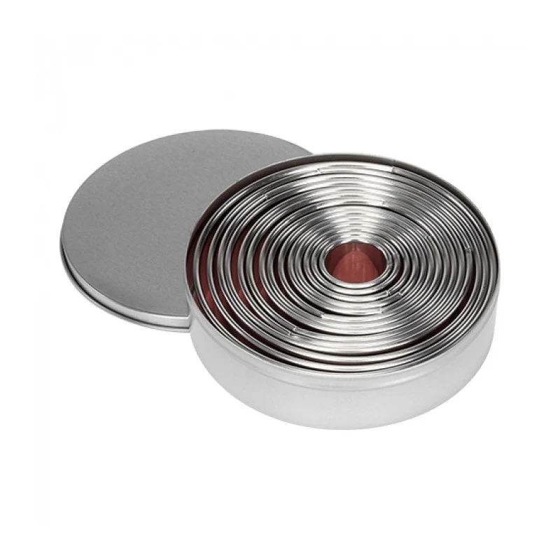 lot de 14 Emporte-pièces inox - Ustensiles de Pâtisserie - Emga