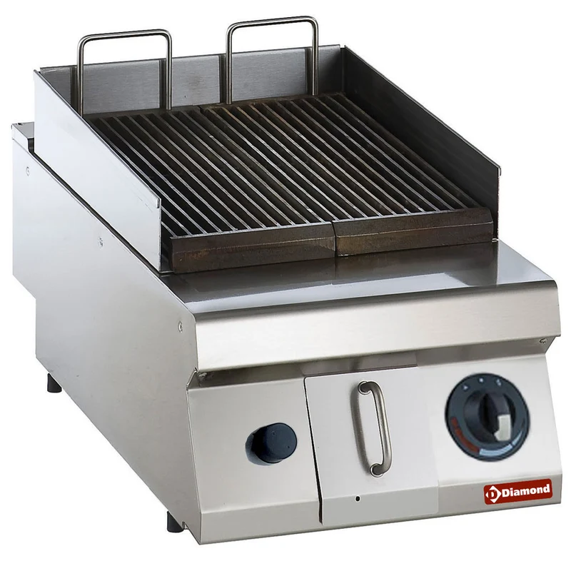 Grill gaz HP 400mm - TOP - Plancha gaz - Diamond
