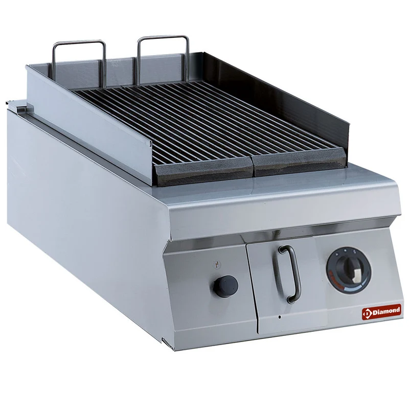 Grill gaz HP 400mm - TOP - Plancha gaz - Diamond