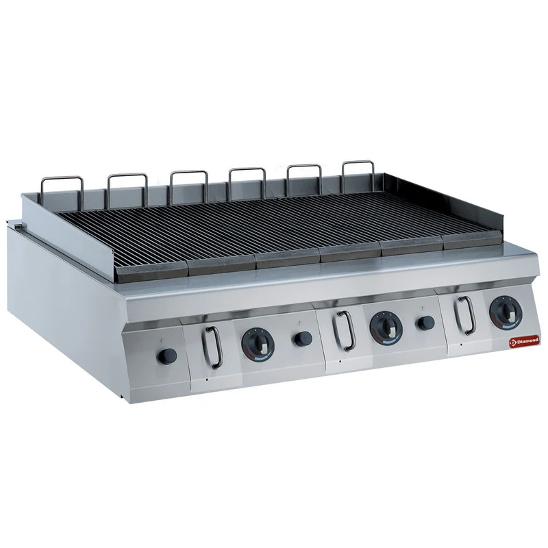 Grill gaz HP 1200mm - TOP - Plancha gaz - Diamond