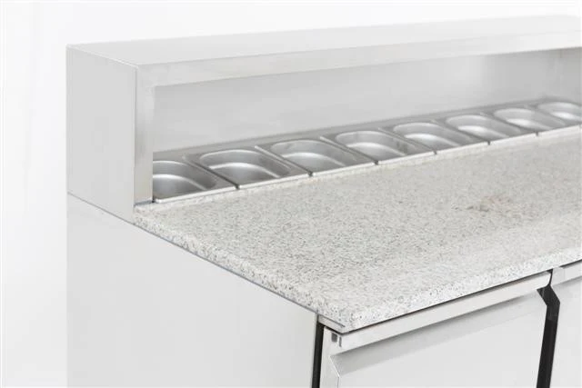 Table de préparation pour pizza 3 portes 1368x700x1090 mm 402 l - Combisteel
