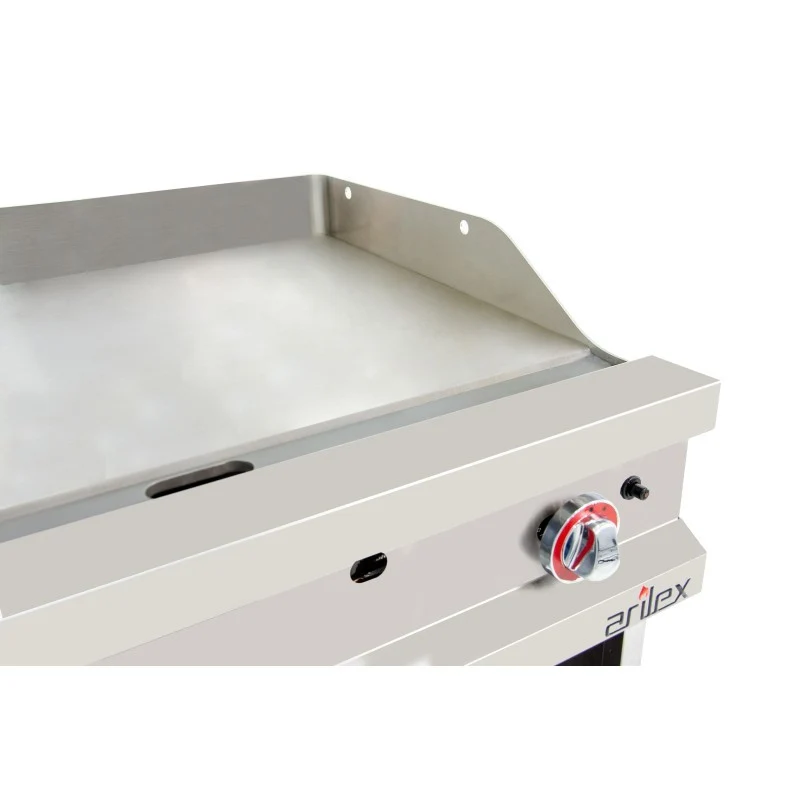 Plancha à gaz - 800x700x900h mm - Acier rectifié - Arilex