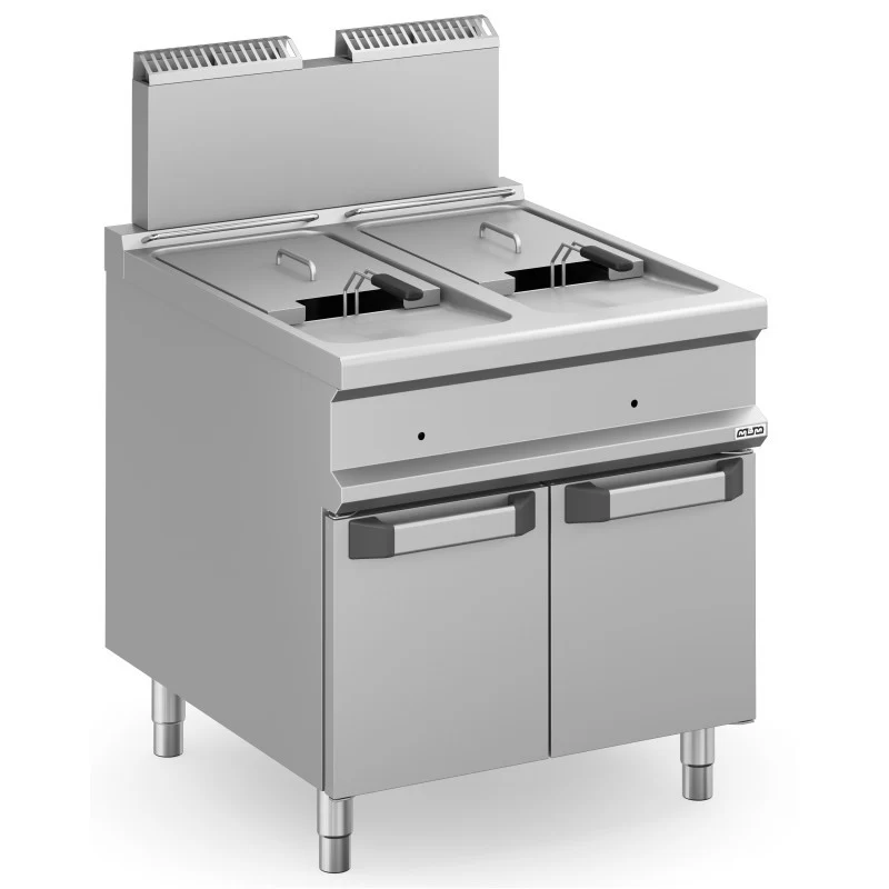 Friteuse à gaz - 2 cuves - 18+18L - 36 kW - MAGISTRA PLUS 900 - Arilex