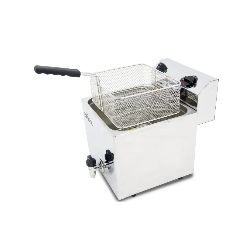 Friteuse électrique - 12L - 4,5 kW - Avec robinet - Monophasée - Arilex