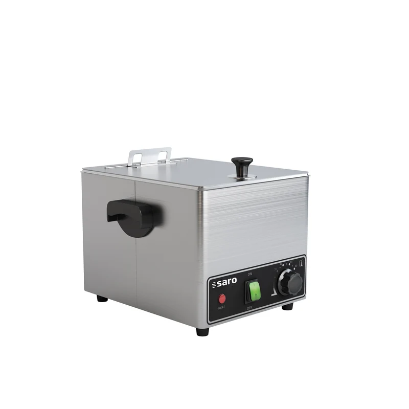 Chauffe-saucisses - Inox - Couvercle - 0.9kW - Appareil à hot-dog - Saro